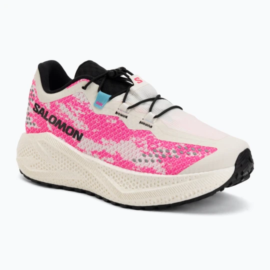 Zdjęcie produktu Buty do biegania męskie Salomon Aero Glide 4 GRVL vanilla ice/knockout pink/black