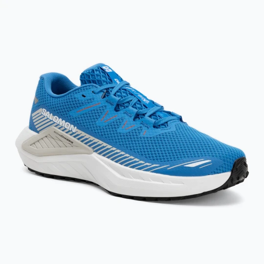 Zdjęcie produktu Buty do biegania męskie Salomon Drx Defy GRVL french blue / white / cherry tomato