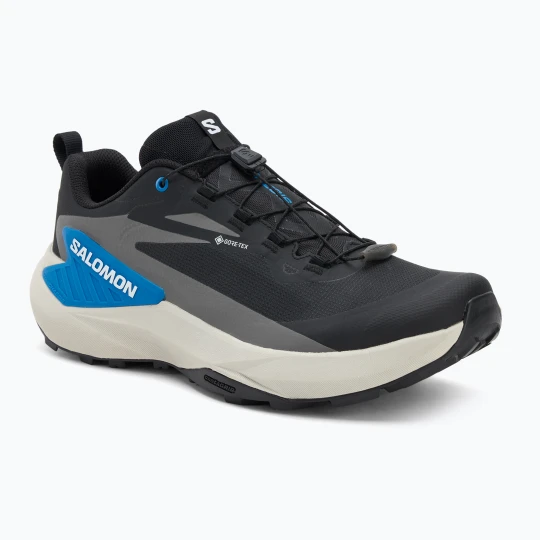 Zdjęcie produktu Buty do biegania męskie Salomon Genesis GTX black / lunar rock / french blue