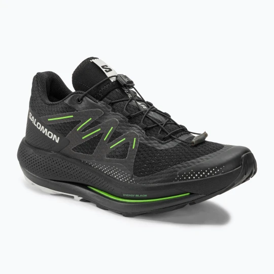Zdjęcie produktu Buty do biegania męskie Salomon Pulsar Trail black / green gecko