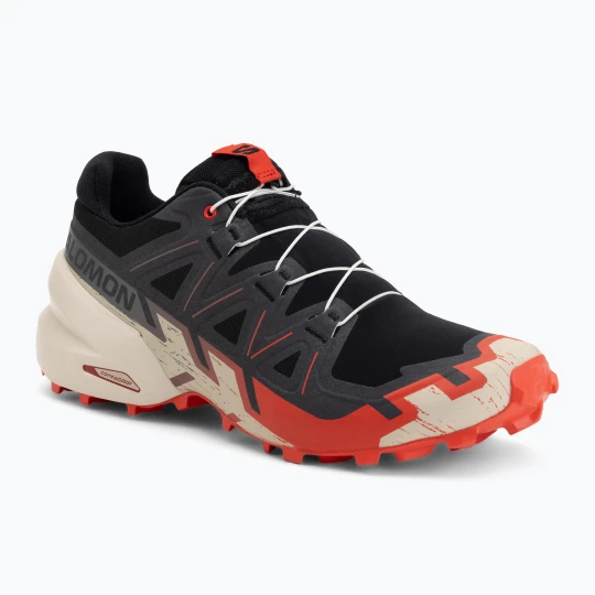 Zdjęcie produktu Buty do biegania męskie Salomon Speedcross 6 black / fiery red / almond milk
