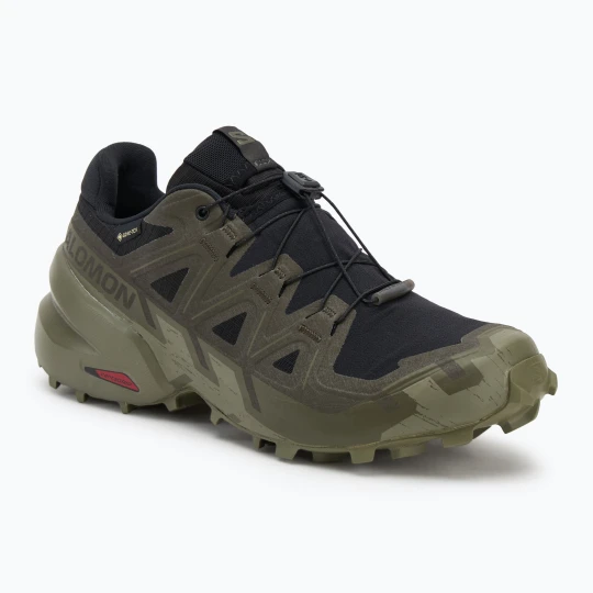 Zdjęcie produktu Buty do biegania męskie Salomon Speedcross 6 GTX black/peat/deep lichen green