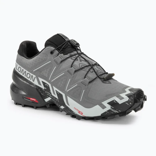 Zdjęcie produktu Buty do biegania męskie Salomon Speedcross 6 quiet shade / black / pearl blue Szary