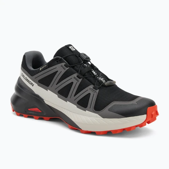 Zdjęcie produktu Buty do biegania męskie Salomon Speedcross Peak GTX black/castlerock/cherry tomato Brązowy