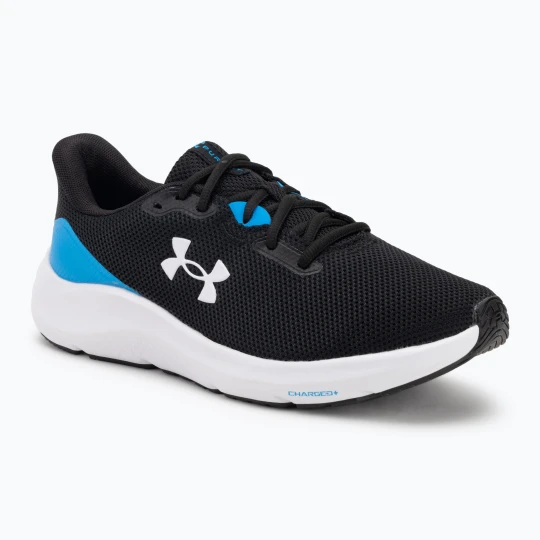 Zdjęcie produktu Buty do biegania męskie Under Armour Charged Pursuit 4 black / electric blue / white