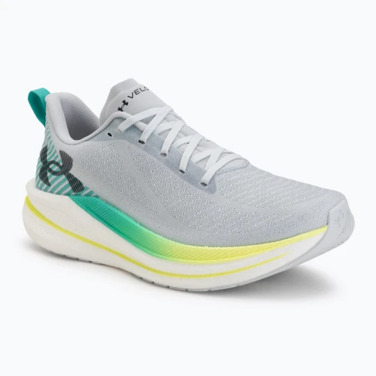 Zdjęcie produktu Buty do biegania męskie Under Armour Velociti SPD halo gray/green mode/black Szary