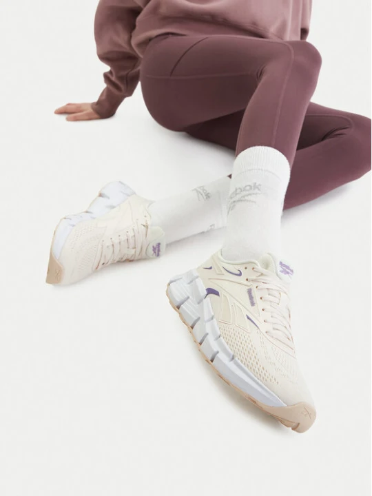 Zdjęcie produktu Buty do biegania Reebok EO-ZIG DYNAMICA 6 100244513 Écru Kremowy