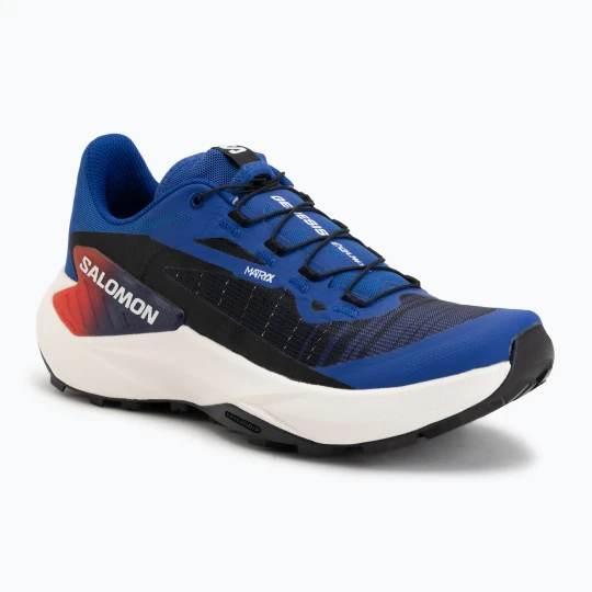 Zdjęcie produktu Buty do biegania Salomon Genesis Equipe surf the web / fiery red / white Niebieski