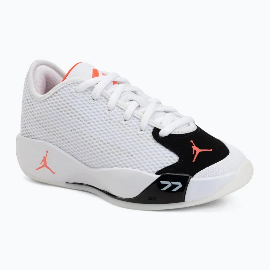 Zdjęcie produktu Buty do koszykówki dziecięce Jordan Luka 77 GS Jr white / black / sail / bright crimson