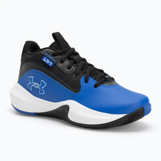 Zdjęcie produktu Buty do koszykówki dziecięce Under Armour GS Lockdown 7 team royal / black / white Granatowy