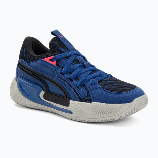 Zdjęcie produktu Buty do koszykówki męskie PUMA Court Rider Chaos Clydes Closet royal/harbor mist/black/fire orchid