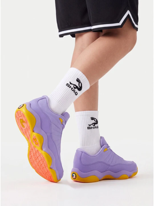 Zdjęcie produktu Buty do koszykówki SHAQ EO-NET LOW AQ95089B-I Fioletowy jasny