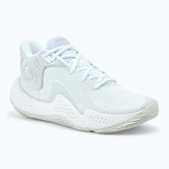 Zdjęcie produktu Buty do koszykówki Under Armour Spawn 6 white / distant gray / white clay