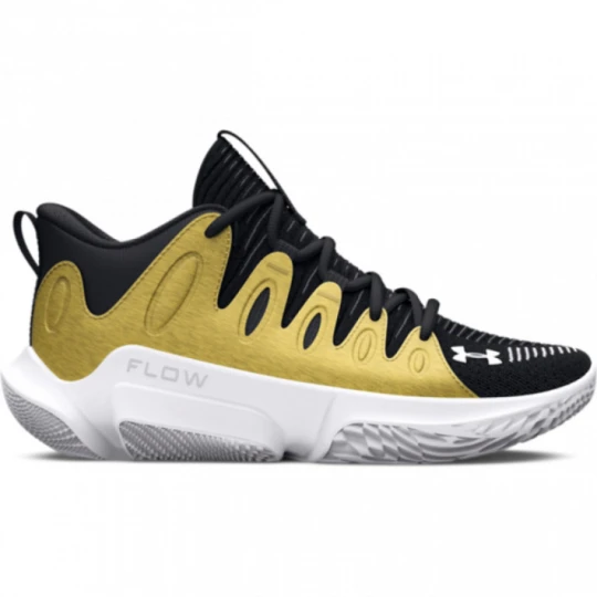 Zdjęcie produktu Buty do koszykówki uniseks Under Armour UA Flow Breakthru 4 - złote