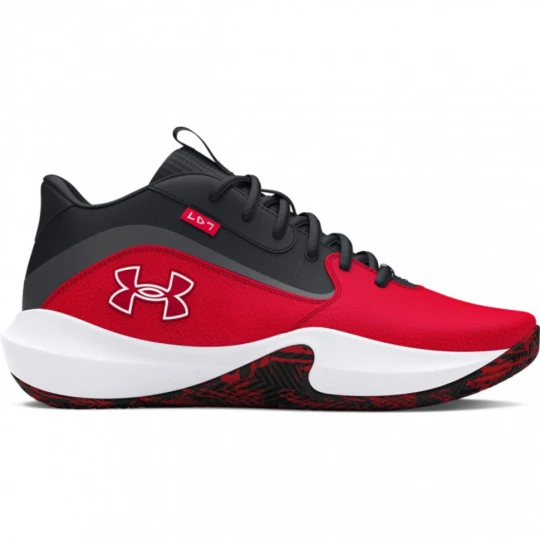 Zdjęcie produktu Buty do koszykówki uniseks Under Armour UA Lockdown 7 - czerwone