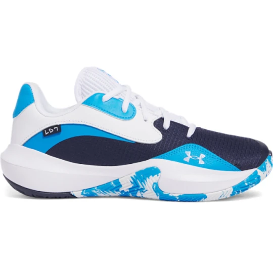 Zdjęcie produktu Buty do koszykówki uniseks Under Armour UA Lockdown 7 Low - niebieskie