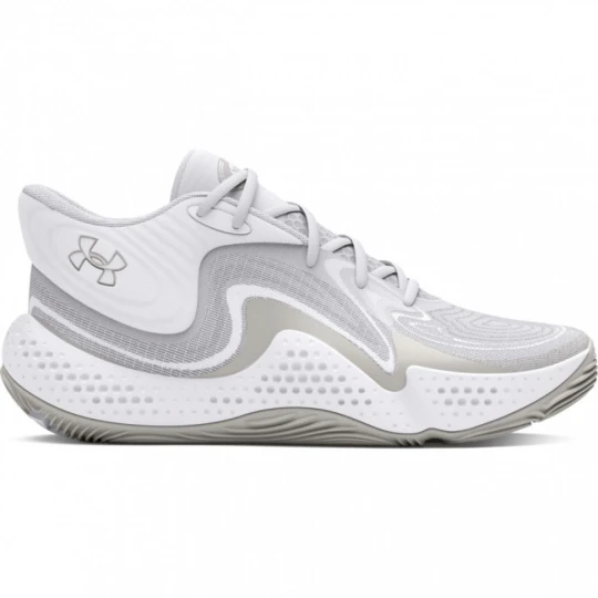Zdjęcie produktu Buty do koszykówki uniseks Under Armour UA Spawn 6 Mid - szare
