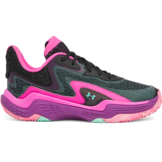 Zdjęcie produktu Buty do koszykówki uniseks Under Armour UA Spawn 7 MM - czarne
