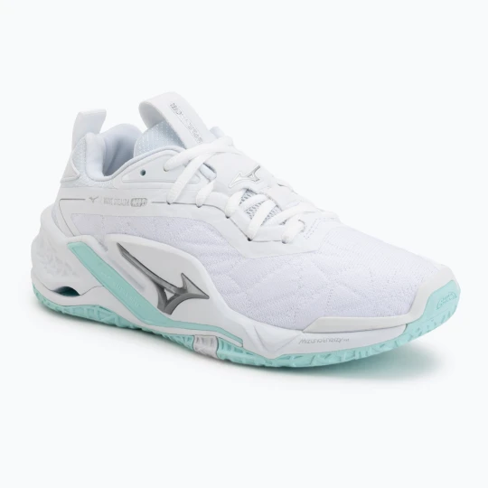 Zdjęcie produktu Buty do piłki ręcznej damskie Mizuno Wave Stealth Neo 2 white / blue tint