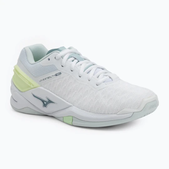 Zdjęcie produktu Buty do piłki ręcznej damskie Mizuno Wave Stealth Neo heather / white / neo lime