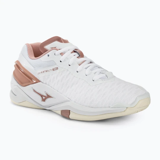 Zdjęcie produktu Buty do piłki ręcznej damskie Mizuno Wave Stealth Neo white/rose/snow white