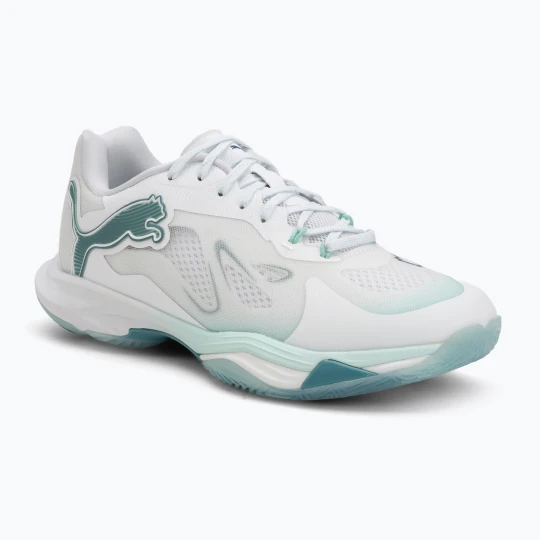 Zdjęcie produktu Buty do piłki ręcznej damskie PUMA Vantage Nitro Game On puma white / baltic blue / fresh water