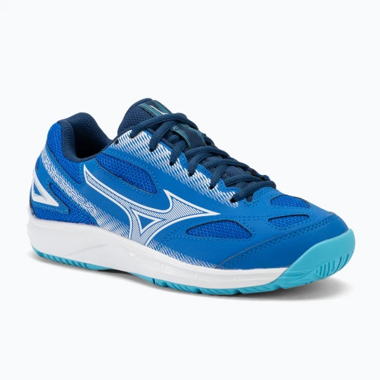 Zdjęcie produktu Buty do piłki ręcznej dzieciięce Mizuno Stealth Star 2 Jr mugen blue / white / estate blue