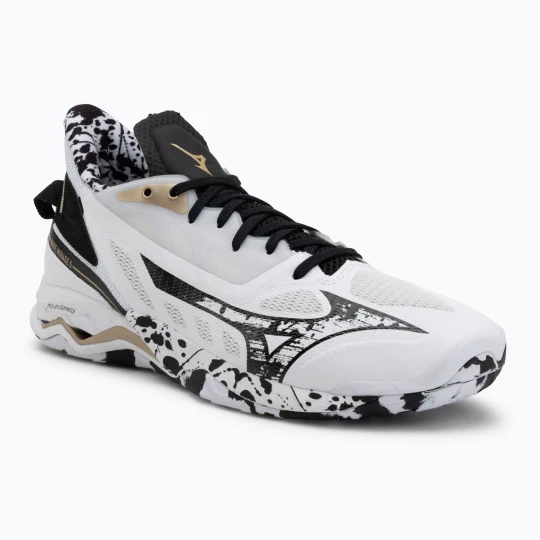 Zdjęcie produktu Buty do piłki ręcznej Mizuno Wave Mirage 5 white/black/ge gold