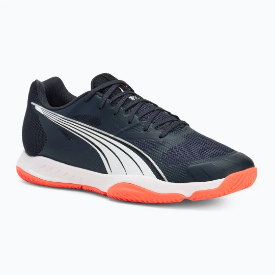Zdjęcie produktu Buty do piłki ręcznej PUMA Eliminate Turbo parisian night/ puma white/ glowning red Granatowy