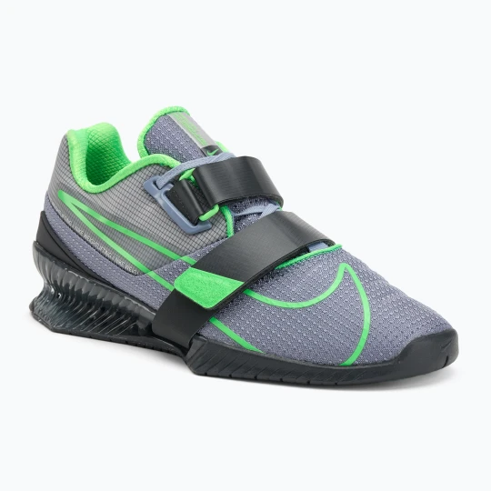 Zdjęcie produktu Buty do podnoszenia ciężarów Nike Romaleos 4 ashen slate/green strike/anthracite Szary