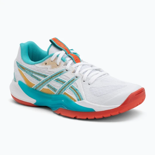 Zdjęcie produktu Buty do siatkówki damskie ASICS Powerbreak FF white/sea glass
