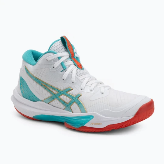 Zdjęcie produktu Buty do siatkówki damskie Asics Sky Elite FF MT 3 white/sea glass