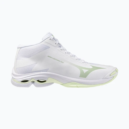 Zdjęcie produktu Buty do siatkówki damskie Mizuno Wave Lightning Pro Mid white / aqua gray / ambrosia