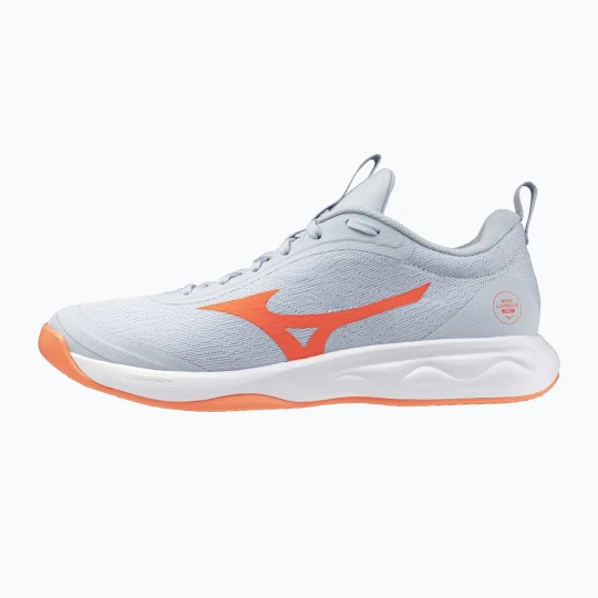 Zdjęcie produktu Buty do siatkówki damskie Mizuno Wave Luminous Pro blue finch / lava orange / flamingo coral