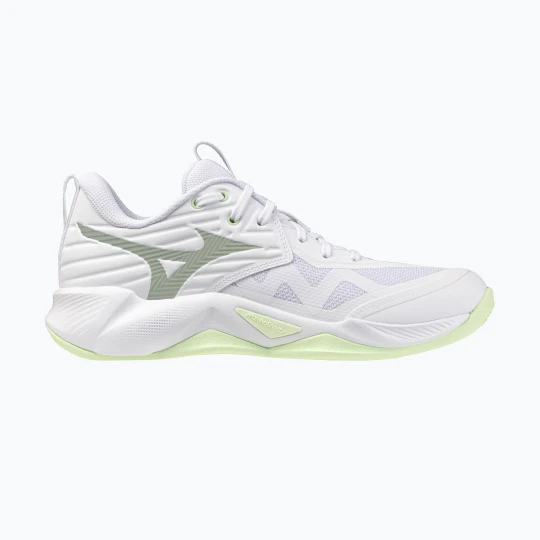 Zdjęcie produktu Buty do siatkówki damskie Mizuno Wave Momentum Pro white / aqua gray / ambrosia