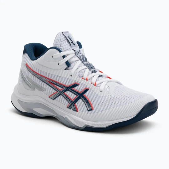 Zdjęcie produktu Buty do siatkówki męskie ASICS Netburner Ballistic FF 4 white/mako blue
