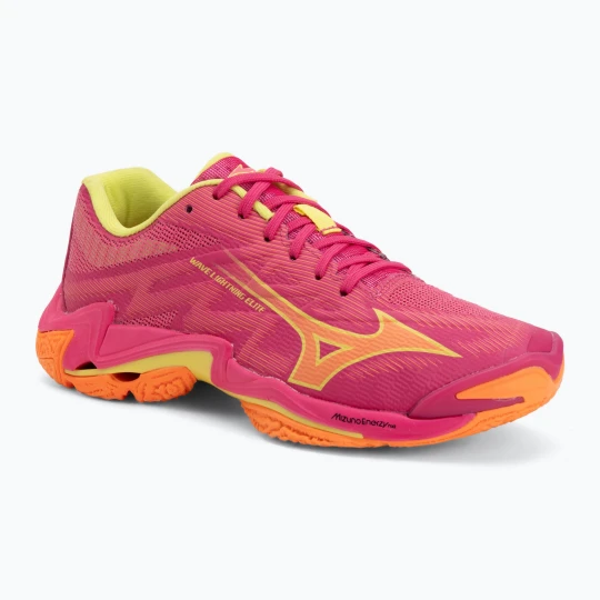 Zdjęcie produktu Buty do siatkówki Mizuno Wave Lightning Elite pink tetra/fortune yellow/ligh