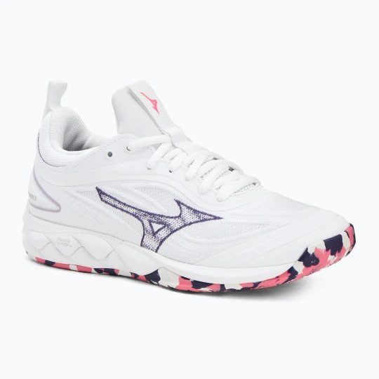 Zdjęcie produktu Buty do siatkówki damskie Mizuno Wave Luminous 3 white/violet indigo/camellia rose