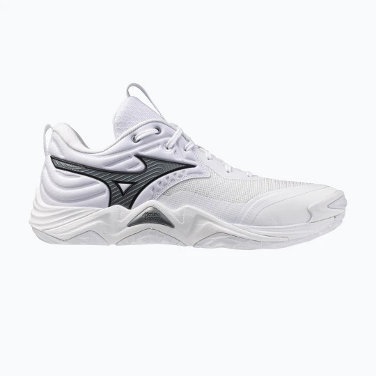 Zdjęcie produktu Buty do siatkówki Mizuno Wave Momentum Elite white / metallic gray / black
