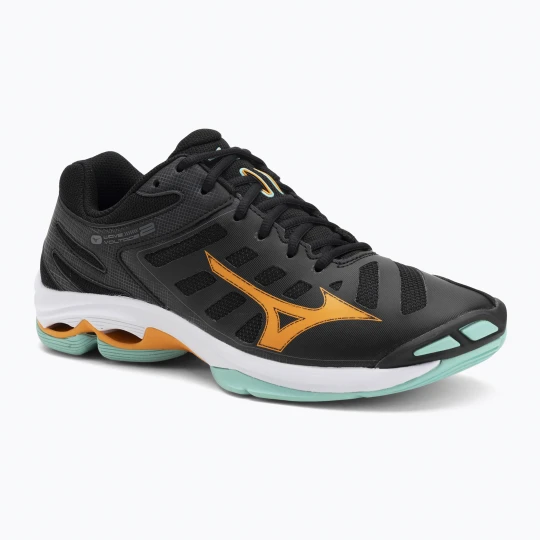 Zdjęcie produktu Buty do siatkówki Mizuno Wave Voltage 2 black/tangelo/ice green