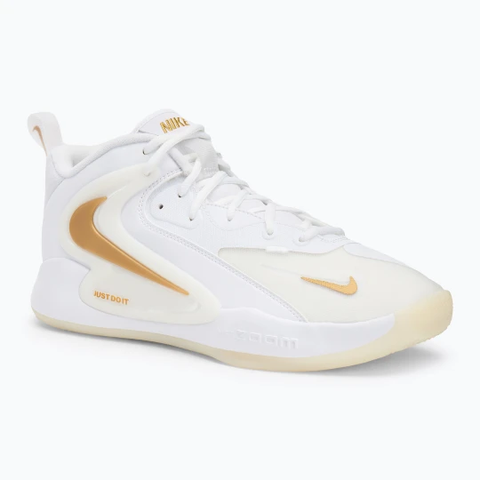 Zdjęcie produktu Buty do siatkówki Nike React Hyperset 2 white / white / metallic gold