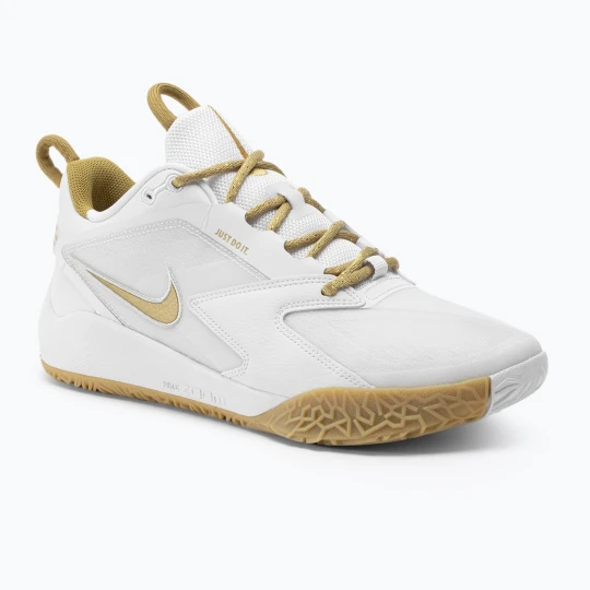 Zdjęcie produktu Buty do siatkówki Nike Zoom Hyperace 3 white / mtlc gold-photon dust