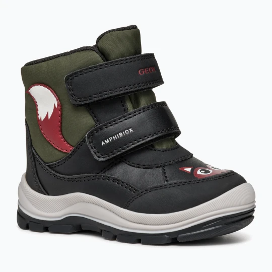 Zdjęcie produktu Buty dziecięce Geox Flantil ABX black / dark green