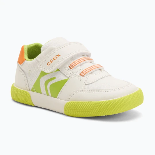 Zdjęcie produktu Buty dziecięce Geox Gisli white / fluo green