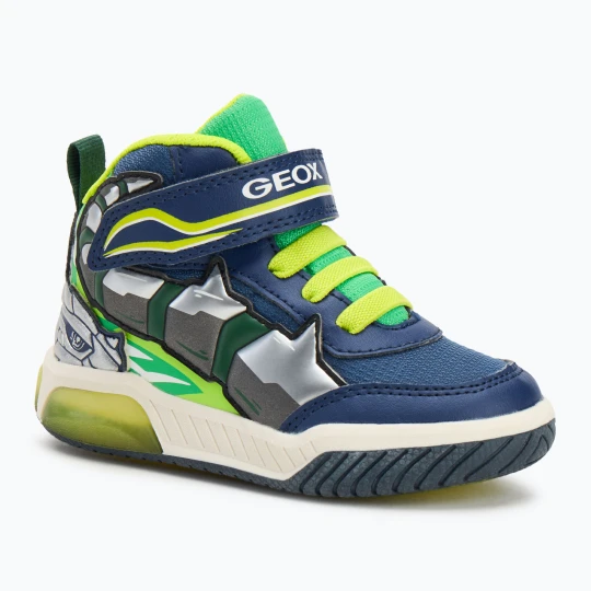 Zdjęcie produktu Buty dziecięce Geox Inek navy / lime green Granatowy