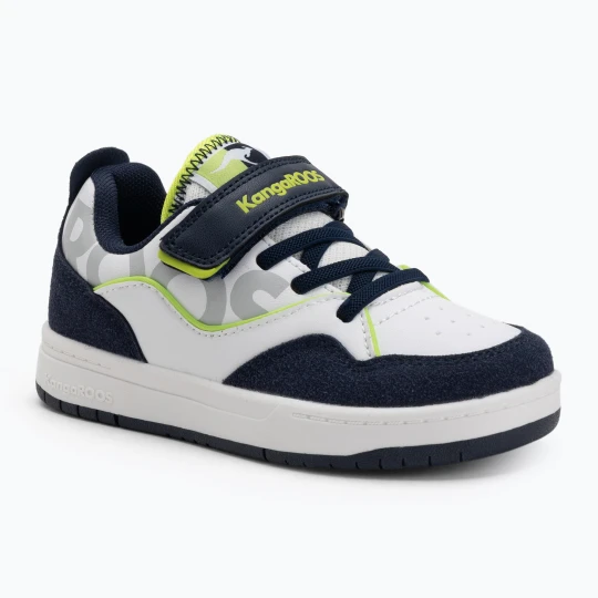 Zdjęcie produktu Buty dziecięce KangaROOS K-CP Allets EV dark navy/lime Biały
