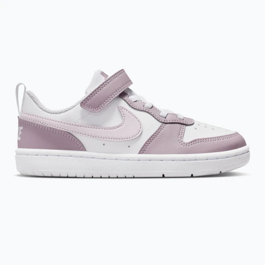 Zdjęcie produktu Buty dziecięce Nike Court Borough Low Recraft white / plum fog / white / venice