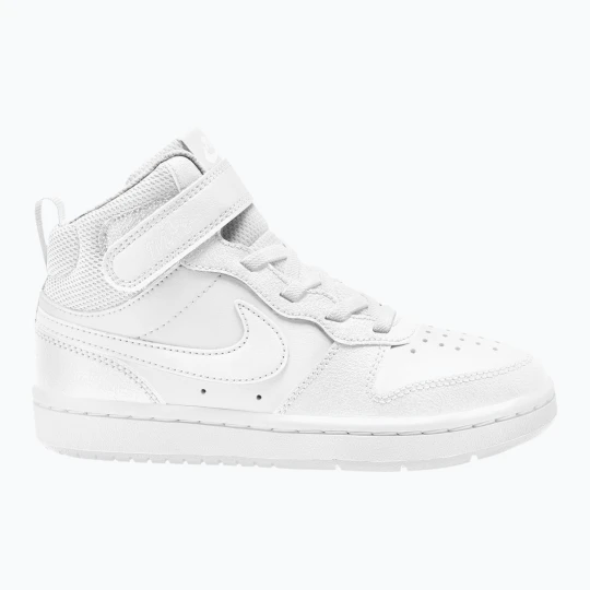 Zdjęcie produktu Buty dziecięce Nike Court Borough Mid 2 white/white/white
