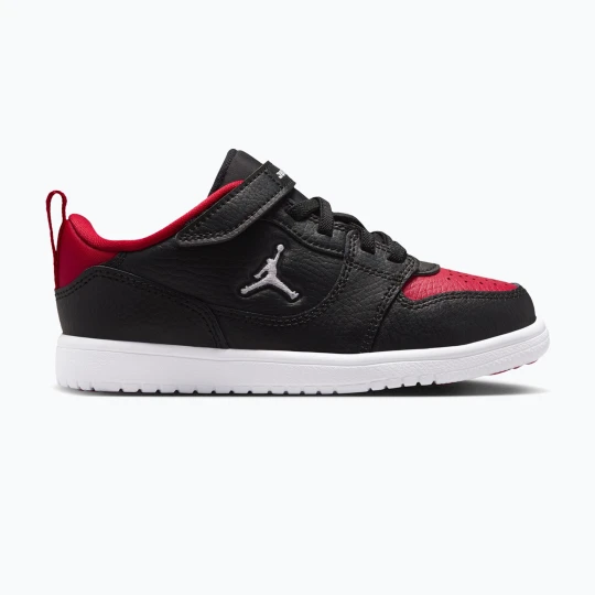 Zdjęcie produktu Buty dziecięce Jordan Court Connect Low black / gym red / white