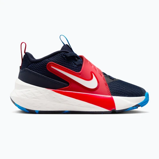 Zdjęcie produktu Buty dziecięce Nike Team Hustle D 12 tm navy/university red/photo blue/sail Granatowy